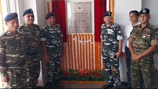 Kathua Amit Shah einaugurates Administrative Block Officers Mess Of CRPF At Hiranagar [upl. by Neirda28]