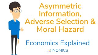 Asymmetric Information Adverse Selection amp Moral Hazard  Economics Explained [upl. by Gala739]