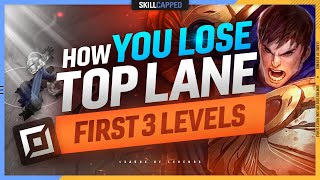 How You Lose Top Lane in the First 3 Levels  League of Legends Guide [upl. by Onaled]