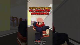 Who has the Best Awakening in JJSjujutsushenanigans roblox foryou shenanigans jjk jjs anime [upl. by Notyalc]