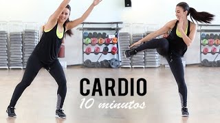 RUTINA DE CARDIO IDEAL PARA PRINCIPIANTES quot 10MINUTOSquot [upl. by Sible]