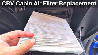 2017  2022 Honda CRV How to Locate and Replace Cabin Air Filter  2020 [upl. by Tevlev]