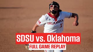 Full Replay San Diego State vs Oklahoma Softball  2024 Mary Nutter Collegiate Classic [upl. by Stouffer]