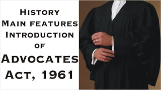 Introduction of Advocates Act 1961  The Advocates Act 1961  Law Guru [upl. by Von632]