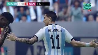 🔴Argentina Vs Canadá EN VIVO  Partido de semifinales PES 21 Simulation Gameplay [upl. by Emile243]