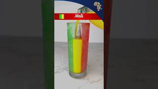 Part 3  Creative Drinks with African National Flags shorts [upl. by Ji413]