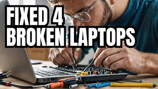 I Spent 10 Days Fixing Broken Laptops Heres What I Achieved [upl. by Annasiul815]