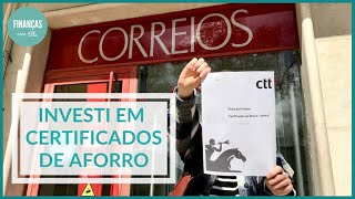 Tudo sobre Certificados de Aforro  Investir em Portugal [upl. by Schofield413]