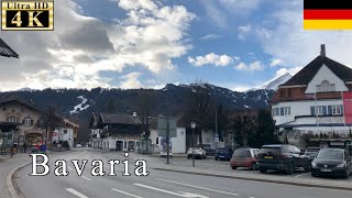 🇩🇪Bavaria Winter Walk  Ski Resort  GarmischPartenkirchen 【4K 60fps】 [upl. by Dunseath285]