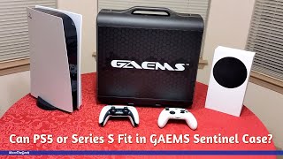 Can PlayStation 5 or Xbox Series S Fit in GAEMS Sentinel Case [upl. by Yasmeen989]