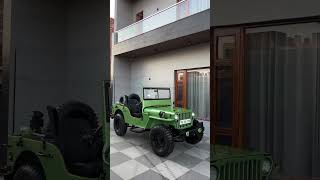 jeep cj3b automobile adventure offroad desert thar stunt shorts viralvideo mahendra wily [upl. by Oidualc989]