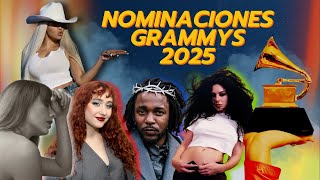 SALIERON las NOMINACIONES para los GRAMMYS 2025 [upl. by Dogs]