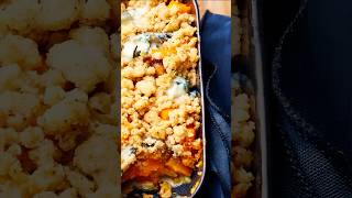 Crumble au potimarron et Saint Agur  shorts recette cuisine tutorial [upl. by Sinnaoi419]