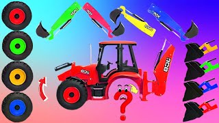 Correctly Correctly Guess THE JCB Tractor Parts  ALL PARTS [upl. by Yevoc]