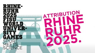 2025 FISU World University Games to be hosted by the region of Rhine and Ruhr [upl. by Yrhcaz]