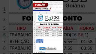 Folha de Ponto no Excel [upl. by Noyek]