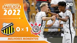 NOVORIZONTINO 0 X 1 CORINTHIANS  MELHORES MOMENTOS  12ª RODADA PAULISTA 2022  geglobo [upl. by Brendin]