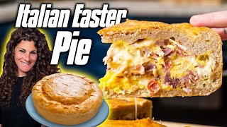 EPIC Italian Easter Pie  The Original quotPizzagainaquot Recipe [upl. by Llibyc]