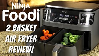 Ninja Foodi 2 Basket Air Fryer  FULL Review [upl. by Natan]