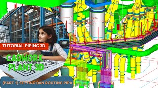 Tutorial Piping 3DCadwork Plant Part 1 [upl. by Lear309]