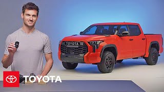 2022 Tundra Unboxing with Jarryd Wallace  Toyota [upl. by Gnot729]