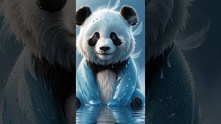 🔥💧 Pandas Elemental Transformation 🐼🌊🔥quotshorts animals [upl. by Pollock]