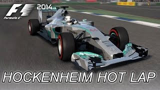 F1 2014  PS3X360PC  Hockenheim Hot Lap Gameplay Trailer [upl. by Zebulon383]