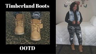 Timberland Boots  OOTDOutfit of the Day [upl. by Laeno]