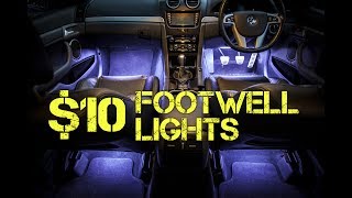 How to Install Footwell Lights [upl. by Xuagram676]