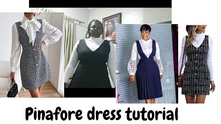 PINAFORE DRESS TUTORIAL pinaforedress pinaforedresstutorial [upl. by Laresa944]