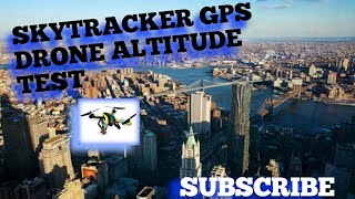 altitude test with the skytracker gps video drone [upl. by Lenahs]