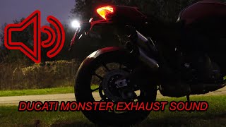 Exhaust sound Ducati Monster 937 [upl. by Mahgem733]