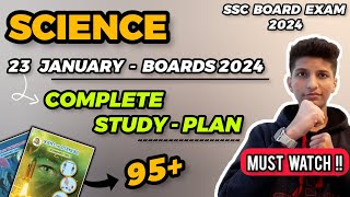 Science 1 month study plan for CLASS 10th 2024 🔥 science important chapters for board exam 2024 SSc [upl. by Lleneg]