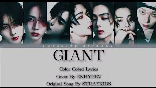 AI COVER  quot GIANT quot  ENHYPEN  엔하이픈   Original Song By  Stray Kids [upl. by Kosak232]