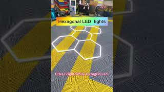 hexagonal led lights home interiordesign ledlights [upl. by Cagle39]