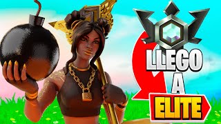 ASI es COMO LLEGUE A ELITE EN FORTNITEOG [upl. by Arahsak]