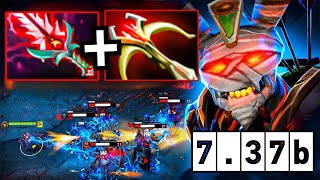 Insane Burst Damage Clinkz 38Kills Bloodthorn  Daedalus Builds Instant Delete Dota 2 [upl. by Bollay]