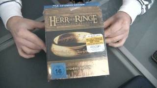 Herr der Ringe  Extended Version Blu ray unboxing [upl. by Soirtimid658]