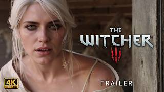 THE WITCHER 3 Ciri Story  Teaser Trailer  LiveAction Movie AI Panavision [upl. by Lekcar]