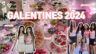 Galentines 2024  Valentines Celebration  Food Photos Movie Night [upl. by Cutcheon]