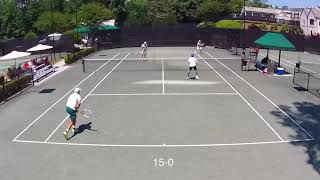 Mens 65 Doubles Final Atlanta Senior Invitational Category 2 [upl. by Drol]