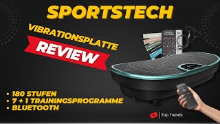 Sportstech Vibrationsplatte VP250 Review  Beste Vibrationsplatte unter 200 Euro [upl. by Lainahtan]