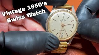 Vintage Buler De Luxe Watch Repair Part 1  ASMR [upl. by Nahej88]