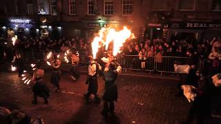 Edinburghs Torchlight Procession 2019  1 of 11 4KUHD [upl. by Hilleary]