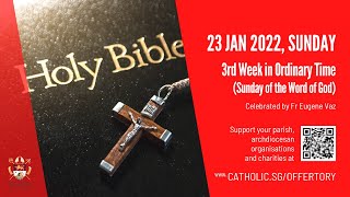 Catholic Sunday Mass Today Live Online  Sunday 3rd Week in Ordinary Time Word of God Sunday 2022 [upl. by Aymik]