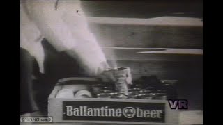 1950s Ballantine Beer Commercial  Wont Fill You Up Wont Let You Down [upl. by Inaboy951]