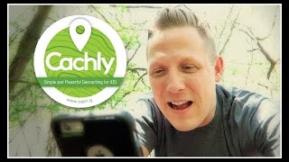 THE BEST GEOCACHING APP FOR IPHONE Cachly [upl. by Lennox]