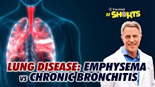 SHORTS Lung Disease Emphysema vs Chronic Bronchitis [upl. by Aliuqat]