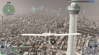 Microsoft Flight Simulator 2024 Free Flight different TOKYO [upl. by Suoirred675]