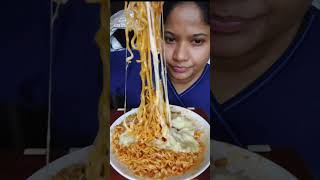 Cheesy Noodles 🍜 mukbang eatingshow spicyfood asmreating [upl. by Ettedanreb]